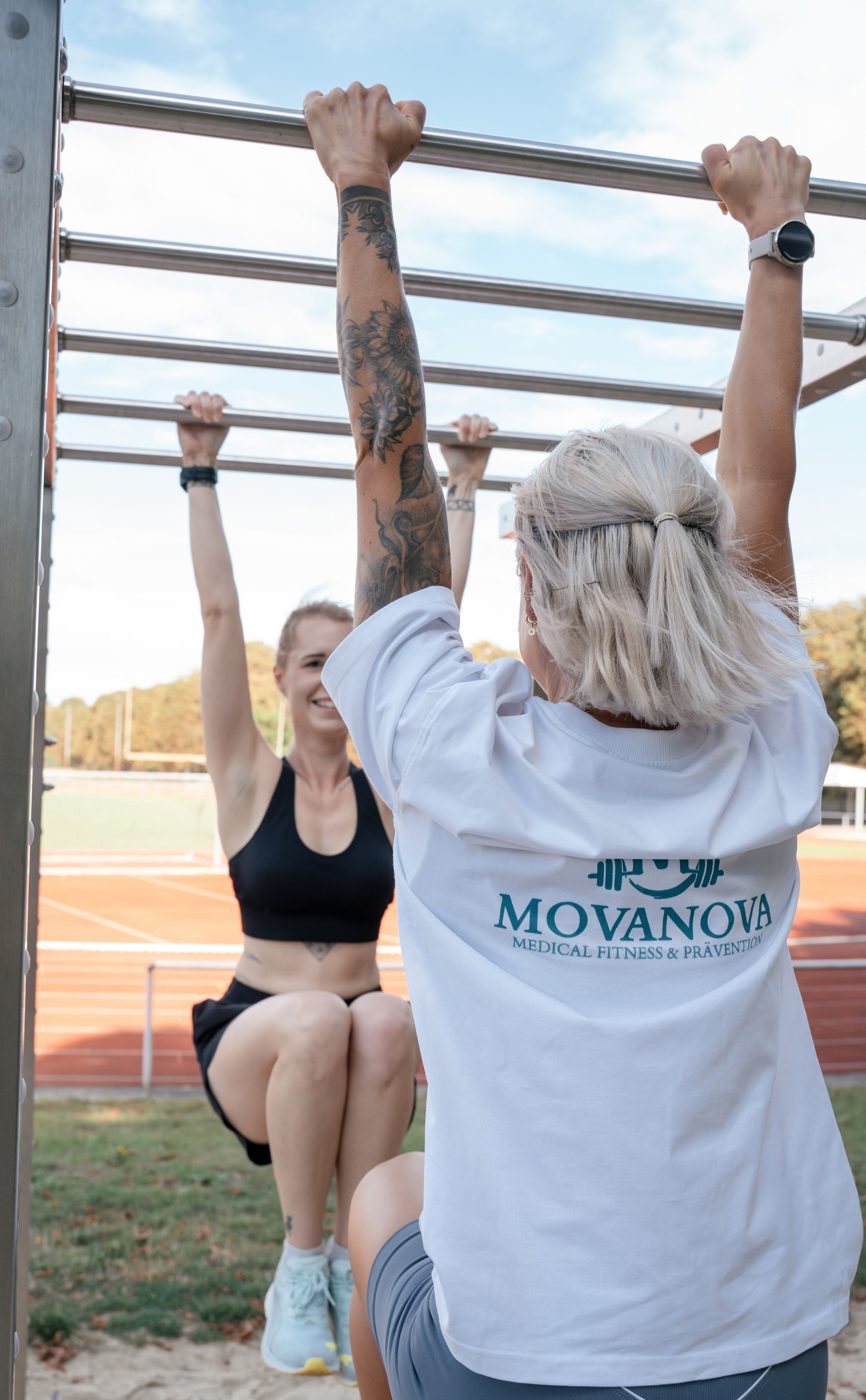 Training im Freien bei MOVANOVA